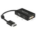 Produktbild: Delock Delock 62656 DisplayPort / VGA / HDMI / DVI Adapter [1x DisplayPort St TV-Adapter, 16.00 cm