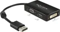 Produktbild: Delock 62656 DisplayPort / VGA / HDMI / DVI Adapter [1x DisplayPort Stecker - 1x VGA-Buchse, HDMI-Buchse, DVI-Buchse 24+1pol.]