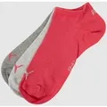Produktbild: PUMA Sneakersocken mit Logo im 3er-Pack in Mittelgrau, Größe 35-38
