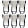 Produktbild: LEONARDO HOME 025899 Trinkglas OPTIC 6er-Set 300 ml grau, Glas