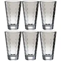 Produktbild: 025899 Trinkglas OPTIC 6er-Set 300 ml grau, Glas