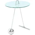 Produktbild: Lalee.Avenue Kayoom Beistelltisch Pendulum 525 Silber / Weiß, 46cm (L/T) x 46cm (B) x 60cm (H)