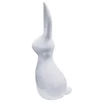 Produktbild: formano Osterhase Dekofigur Hase Modern Basic-Weiß, 3 Größen, (Stück, 1), Glänzend glatte Optik