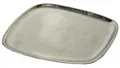 Produktbild: Meinposten Dekoschale Dekoteller Metall silber Dekoschale Metallteller Deko 25 x 22 cm (1 St)
