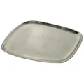 Produktbild: Dekoteller Metall silber Dekoschale Metallteller Deko Schale Teller 25 x 22 cm