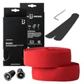 Produktbild: URBAN ZWEIRAD - Lenkerband Rennrad Rot - inkl. Endstopfen und Klebestreifen - Griffband Rennrad Rot extra griffig - 200 cm x 3 cm - 3 mm Stärke