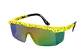 Produktbild: WILBERS & WILBERS 20138-80er Jahre Brille mit Spiegelglas, Skibrille, Partybrille für Karneval, Gelb