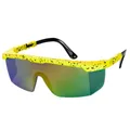Produktbild: 80er Schnelle Brille gelb - Egal ob 90er Jahre Radprofi oder Leipziger Rapper: