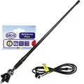 Produktbild: Alca® Autoantenne Dachantenne Universal 40cm Radio Am/fm Weiches Gummi Flexibel - Neigung Einstellbar 180°