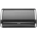 Produktbild: Brabantia Stahl Brotkasten mit Rolldeckel - klein - schwarz - 31,6 cm