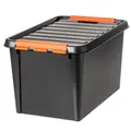 Produktbild: SmartStore Aufbewahrungsbox Pro 45 mit Deckel 50 Liter 59 x 39 x 34 cm, schwarz