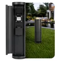 Produktbild: SSC-LUXon PALISO Outdoor-Energiesäule mit 2 Steckdosen IP44 Garten Schwarz 230V