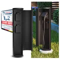 Produktbild: PALISO Outdoor-Energiesäule mit 2 Steckdosen IP44 Garten Schwarz 230V SSC-LUXon