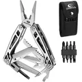 Produktbild: Mossy Oak Multifunktionszange,21 in 1 Multi-Tool Multifunktion mit Zange Klappmesser, Faltbares Mulitool Camping Wandern Reparieren,inkl tragbare T...