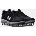 Produktbild: Under Armour Yard Low MT TPU (3025591) 7,0 Black Baseball/Softball Schuhe | Molded Cleats Stollen - Schwarz