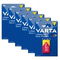 Produktbild: 6x 1er Blister VARTA 9V Block LONGLIFE Max Power Alkaline Batterie 6LR61 MN1604