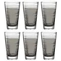 Produktbild: LEONARDO HOME 026830 Trinkglas VARIO STRUTTURA 6er-Set 280 ml anthrazit, Glas, Grau