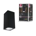 Produktbild: Paulmann 94328 LED Außenleuchte Außenwandleuchte Flame IP44 eckig incl. 2x2,8 Watt Anthrazit Außenlampe Aluminium 3000 K