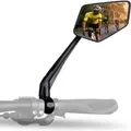 Produktbild: BALOU Fahrradspiegel mit extra großer Spiegelfläche und Reflektorstreifen
