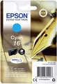 Produktbild: Epson Druckerpatrone T1622, 16 Original Cyan C13T16224012