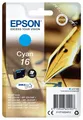 Produktbild: Epson 16 C13T16224012 originale Druckerpatronen Cyan 3,1 ml