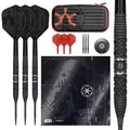Produktbild: Star Wars Darth Vader Steeldarts aus 95% Tungsten, 22 g, mit schwarzen Swiss ...