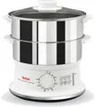 Produktbild: Tefal Dampfgarer Convenient Series, 900 W, 2 Edelstahlbehälter, 6 L, Ø 24cm, Timer, Abschaltautomatik, VC1451