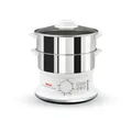 Produktbild: Tefal Dampf-/Reis-/Nudelkocher VC1451 Convenient Series edelstahl/weiß