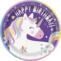 Produktbild: Gadget - Unique Party: 8 Unicorn 9In Plt Sup - Unique Party