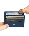 Produktbild: Gentlemen's Kartenetui - Kreditkartenetui mit Münzfach & RFID Schutz - Slim Wallet Herren, Slim Wallet Herren mit Scheinfach und AirTag-Fach