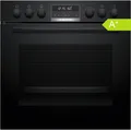 Produktbild: Bosch Einbauherd Set Induktion 60cm Pyrolyse AirFry schwarz A+