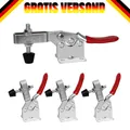 Produktbild: 4er Horizontalspanner GH-201B – Robuste Schnellspanner für effizientes Arbeiten