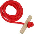 Produktbild: Premium Schlittenleine mit Holzgriff, extra Starkes Rodelzubehör Zugseil