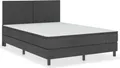 Produktbild: vidaXL Boxspring-Bettgestell Grau Stoff 180x200 cm