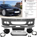 Produktbild: Sport Front Stoßstange SET+Nebel Smoke für M Paket II passend auf BMW E46 +ABE*