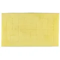 Produktbild: Vossen Badematte Exclusive, 100% Baumwolle gelb 60.00 cm x 100.00 cm