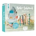 Produktbild: Boho-Schmuckset Wild & Free (Türkis/ Lachs): Anleitung und Material für 5 Armbänder im Boho Look zum Selbermachen. Bänder, Biegeringe, Perlen und Anhänger. Nickelfrei
