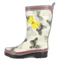 Produktbild: Beck Damen Gummistiefel Schmetterling Gummistiefel (wasserdicht, für trockene Füße bei Regenwetter) weicher flexibler Naturkautschuk, herausnehmbare Innensohle bunt 36 EU