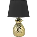Produktbild: Tischlampe Pineapple Keramik Gold