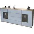 Produktbild: Vladon Sideboard, Pastellblau, Holzwerkstoff, 166.5x75.5x35 cm, Wohnzimmer, Kommoden & Sideboards, Sideboards