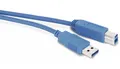 Produktbild: USB3.0 Anschlusskabel, A/B, 1,8m, blau