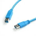 Produktbild: 1,8m USB 3.0 Anschluss-Kabel Typ A/B Stecker Superspeed 5 GB/s 1,80 m