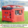 Produktbild: Inverter 1020W Camping 4 Takt Strom Erzeuger Benzin Not Strom Aggregat ID 6301