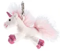 Produktbild: Schaffer Knuddel mich! Schaffer, Schlüsselanhänger, Einhorn, 8 cm, weiß/rosa, Plüscheinhorn