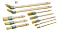 Produktbild: 50 tlg Pinsel Set Satz Flachpinsel Heizkörper lang Malerpinsel Rundpinsel 826207