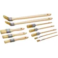 Produktbild: 10-teiliges Pinsel-Set - Holzstiel - Kunstborsten