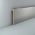 Produktbild: Sockelleiste Abdeckleiste Fliesensockel 19 x 96 mm Edelstahl Modern MDF