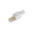 Produktbild: Cat.5e RJ45 werkzeuglos Ethernet-Stecker ungeschirmt gerader Stecker Knickschutz