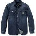 Produktbild: Carhartt Langarmhemd Denim L/S Snap 106429 grau L