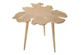 Produktbild: Couchtisch Metall Floral 57 x 50 x 42 cm (LxBxH) Handarbeit in Gold Design Tisch